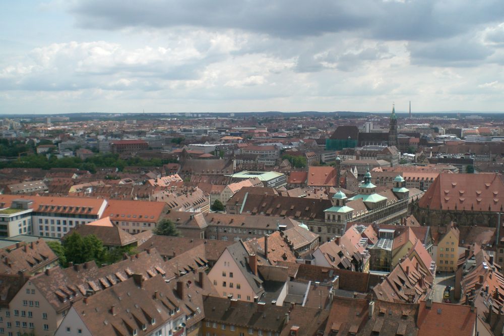 Von der Kaiserburg sieht man gut über Nürnbergs Innenstadt. Foto: M. Hofmann