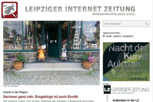 Die Leipziger Internet Zeitung. Screen: L-IZ.de