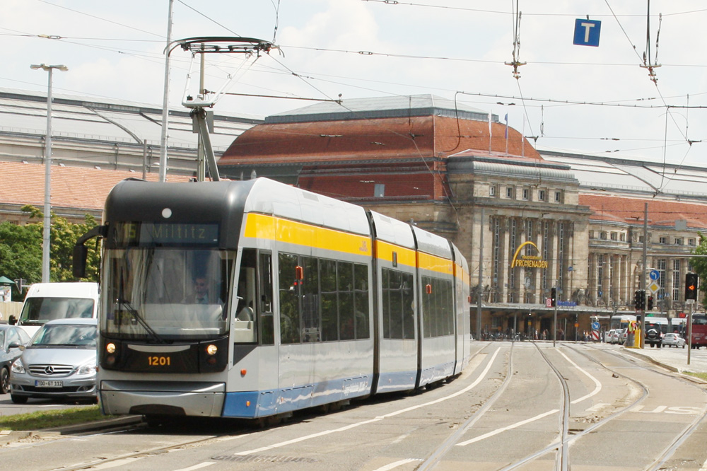 Linie 15 am Tröndlinring. Foto: Ralf Julke