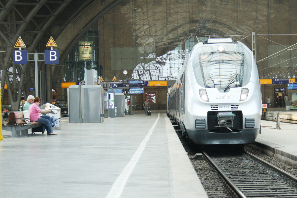Auch Abellio muss vom 21. bis 25. Schienenersatzverkehr fahren. Foto: Ralf Julke