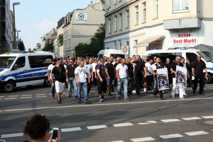 Der Gang der Gang auf die Eisenbahnstraße. Foto: L-IZ.de