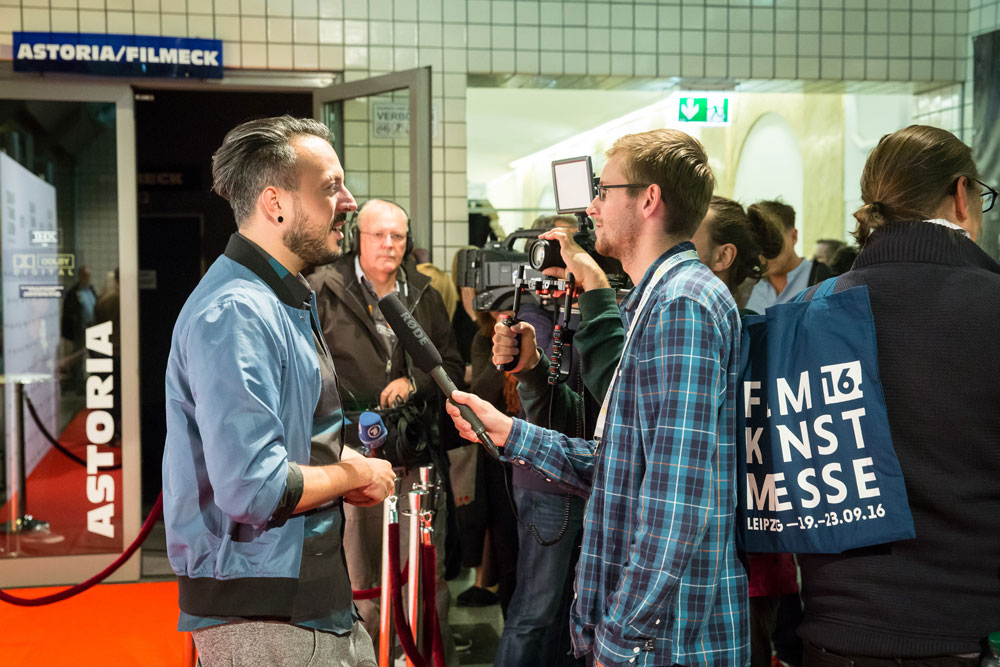 Auf dem roten Teppich: Jakob M. Erwa. Foto: 24U Media