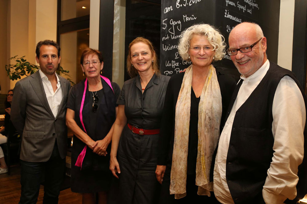 Tom Maasen (Niederländische Botschaft), Ellis Driessen (Netherlands Film Fund), Brigitte Brück (Stadt Leipzig), Doreen Boonekamp (Netherlands Film Fund), Manfred Schmidt (MDM). Foto: MDM