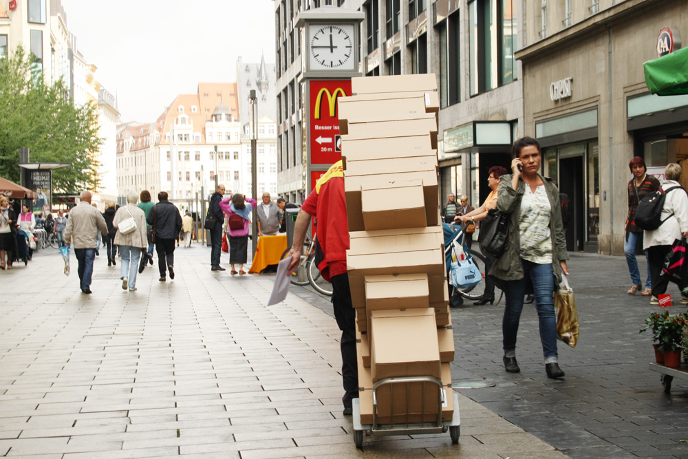 Die Post ist da. Foto: Ralf Julke