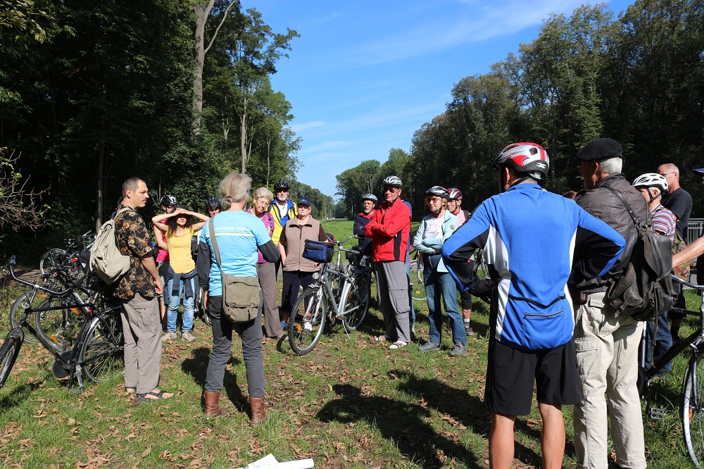 Radexkursion Projekt Lebendige Luppe. Foto: Maria Vitzthum