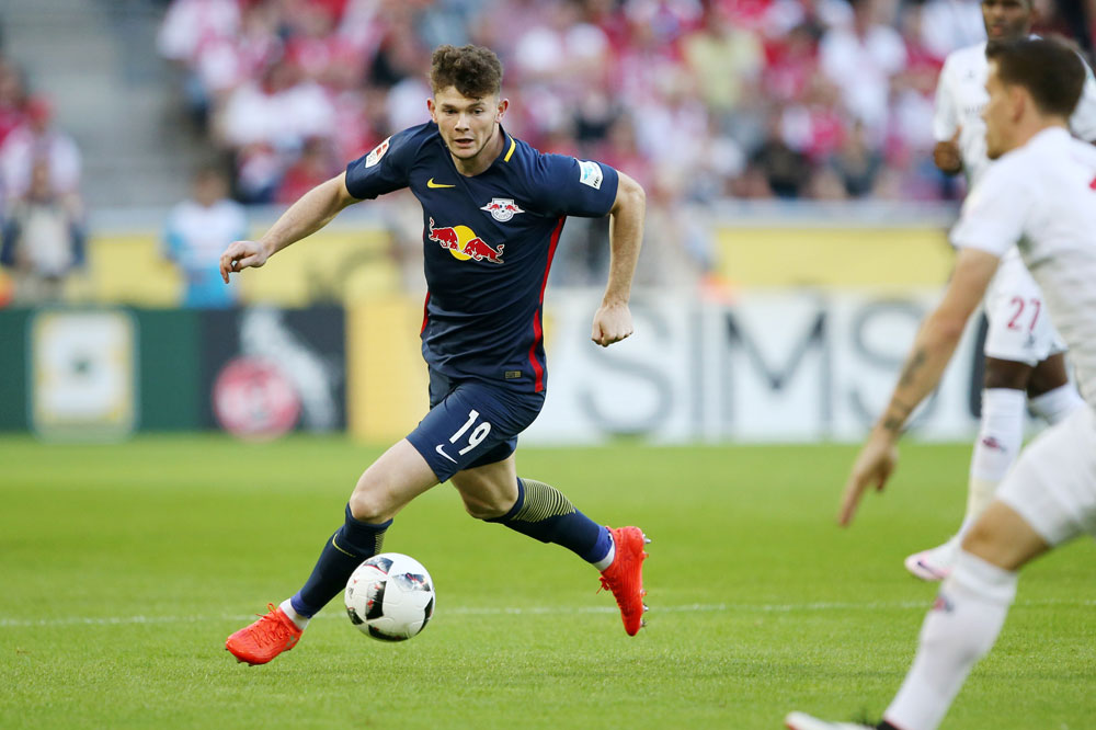 Oliver Burke schoss RBL in die Führung. Foto: GEPA Pictures