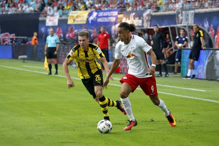 Trotz Chancen bringen die Leipziger keinen Ball in das Dortmunder Tor. Foto: Alexander Böhm