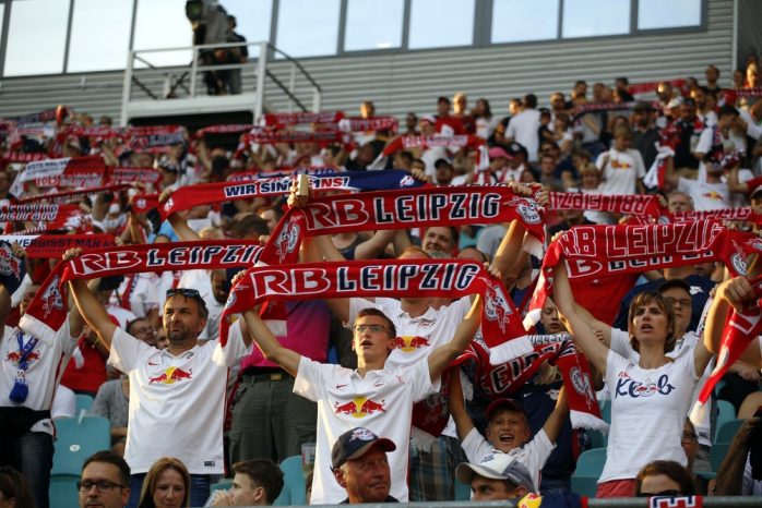 Fans von RB Leipzig. Foto: Alexander Böhm