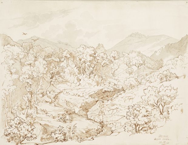 Albert von Zahn: Olevano, Acqua calda, 1866. Copyright: Museum der bildenden Künste Leipzig