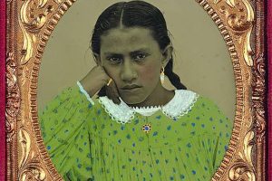 Andrew Garrett: Dreizehnjähriges Mädchen, Name unbekannt, Tahiti, 1863-1869