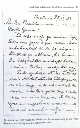 Wurde jemandem aus dem antiquarischen Gewerbe der Brief zum Kauf angeboten? Foto: Rosa-Luxemburg-Stiftung