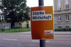 Einder der CDU-Slogans 2013 in Leipzig. Am 22. Oktober 2016 wird nun neu nominiert. Foto: L-IZ.de