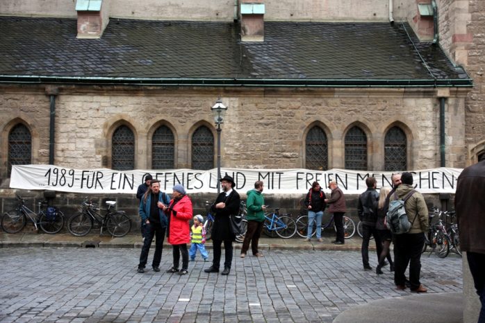 Menschlichkeit. Eine zentrale Forderung auch 1989. Foto: L-IZ.de