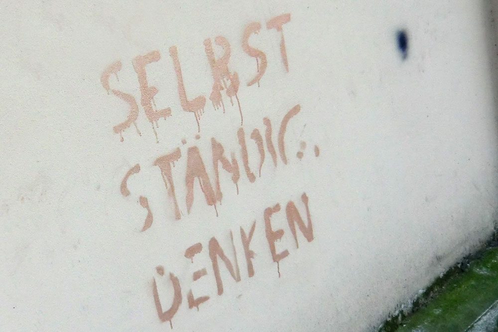 Denken statt Bedenken. Foto: L-IZ.de