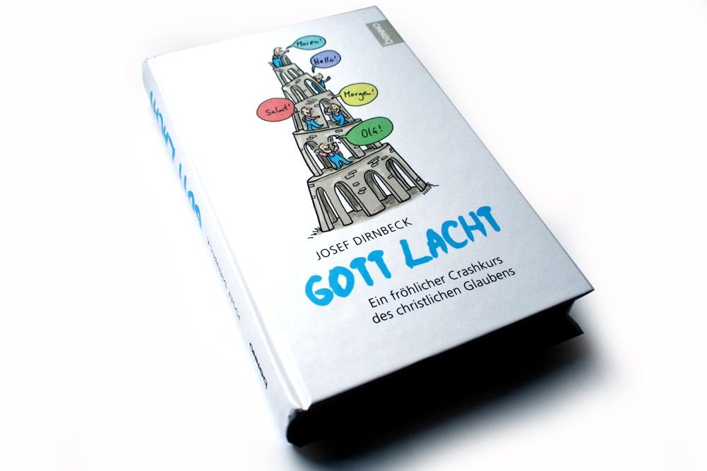 Josef Dirnbeck: Gott lacht. Foto: Ralf Julke