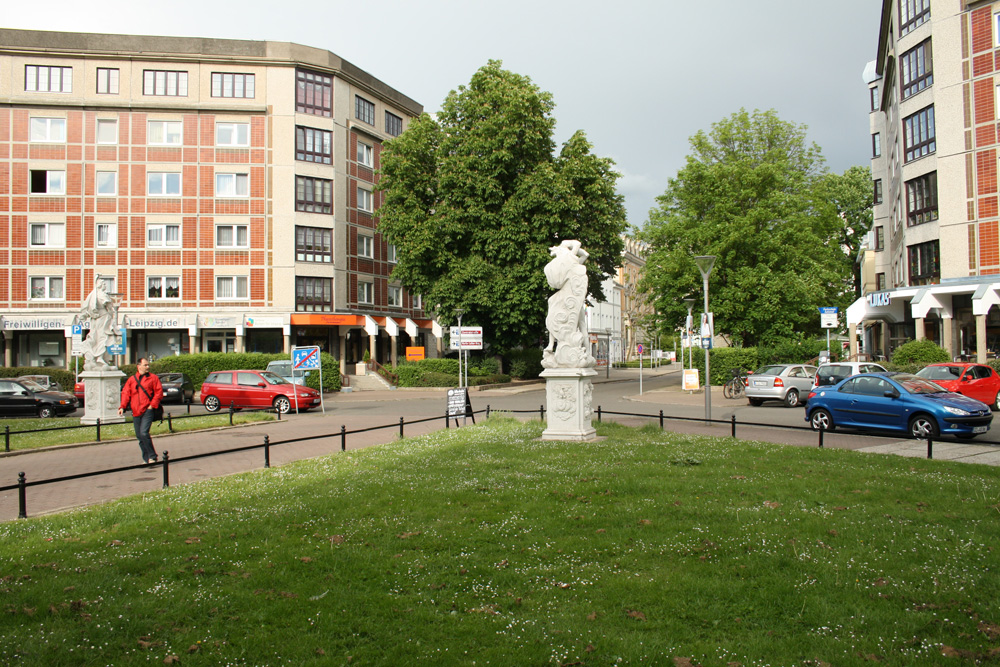 Der Dorotheenplatz im Kolonnadenviertel. Foto: Ralf Julke