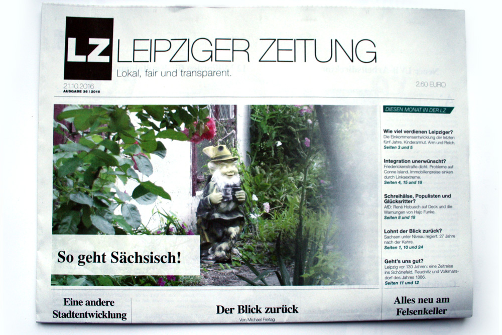 Titelbild der Leipziger Zeitung Nr. 36. Foto: L-IZ