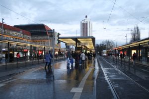 LVB-Haltestelle Hauptbahnhof. Foto: Ralf Julke