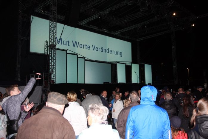 Mut, Wert, Veränderung. In Leipzig nicht ganz unbekannt. Foto: L-IZ.de