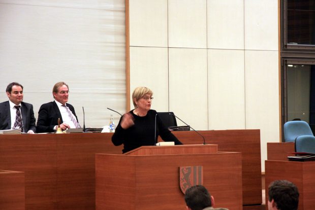 Naomi-Pia Witte (Linke). Foto: Michael Freitag