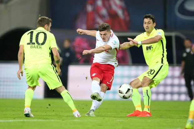 Marcel Sabitzer ackert im Angriff. Foto: GEPA pictures