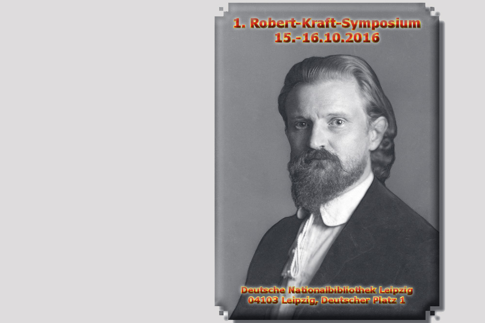Einladung zum 1. Robert-Kraft-Symposium. Grafik: Freundeskreis SF Leipzig e.V.