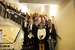 Die HTWK-Deutschlandstipendiaten von 2015. Foto: K. Denhof/HTWK Leipzig