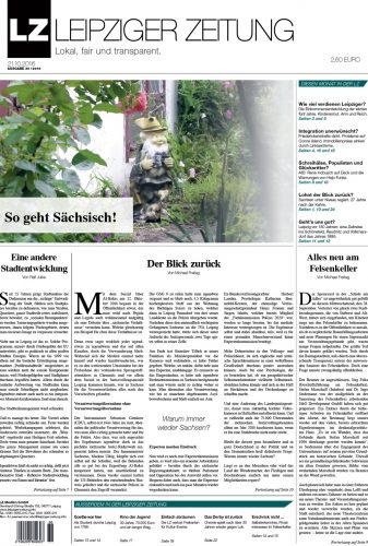 Der Titel der aktuellen Ausgabe. Dies und noch mehr gibt es in der aktuellen LZ Nr. 36. Screen LZ