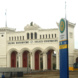 Das Portal des Bayerischen Bahnhofs. Foto: Ralf Julke