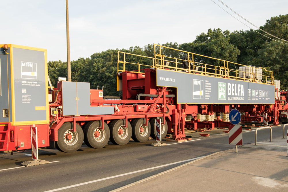 Das modernisierte „BELFA“ im Einsatz. Foto: MFPA