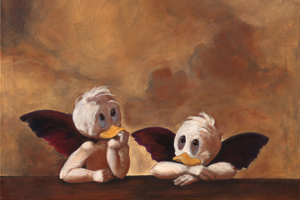 Cherubini der Sixtinischen Madonna. Foto: interDuck