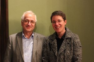 Übergabe Vorstandsvorsitz – Christian Wolff und Britta Taddiken. Foto: forum thomanum Leipzig e.V.
