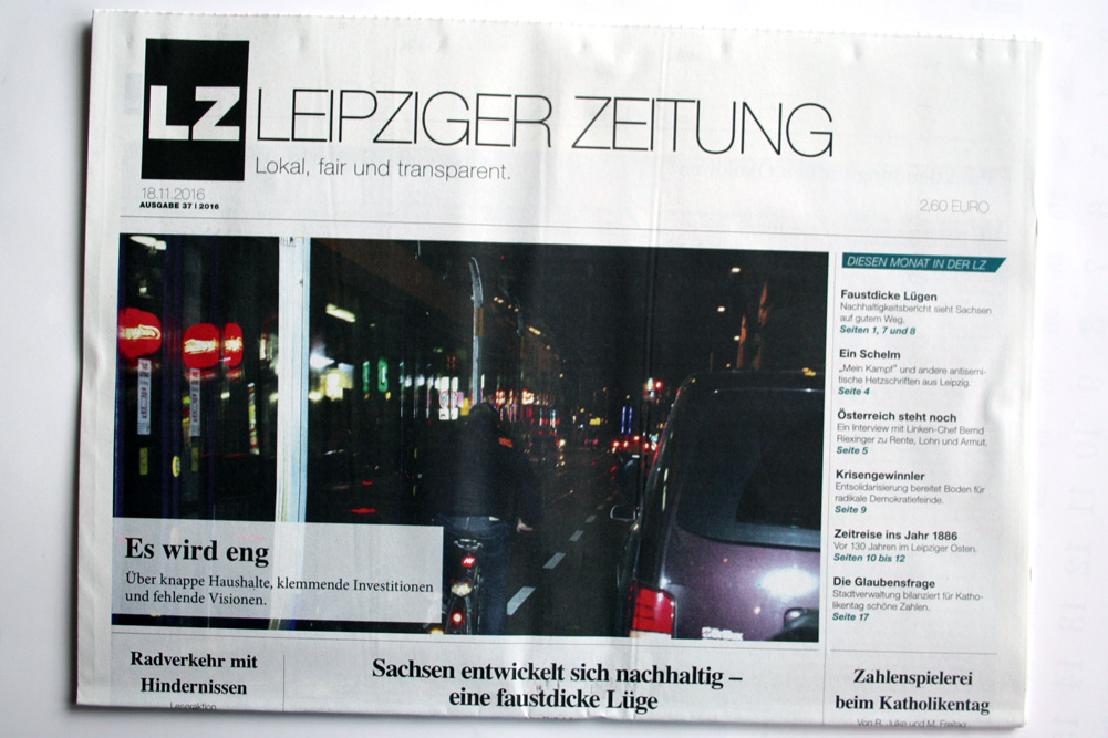 Leipziger Zeitung Nr. 37. Foto: Ralf Julke