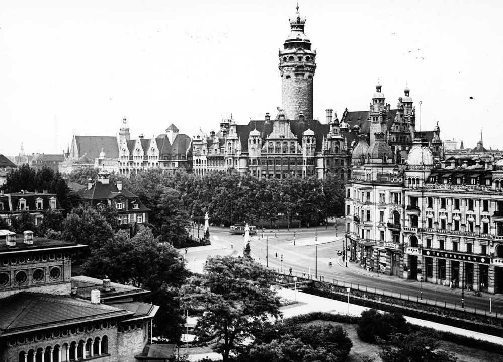 Der Stolz einer wachsenden Stadt. Das Neue Rathaus um 1914 herum. Foto: Stadtarchiv Leipzig