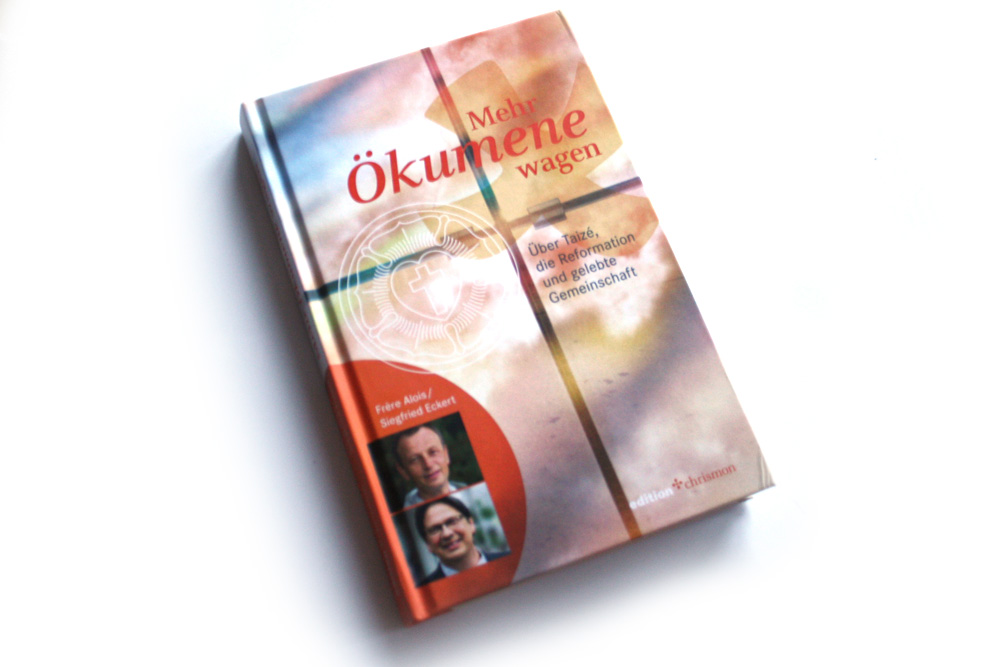 Frère Alois, Siegfried Eckert: Mehr Ökumene wagen. Foto: Ralf Julke