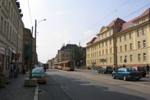 Freie Fahrt zwischen S-Bahn-Brücke und Huygensstraße. Foto: Stadt Leipzig