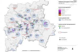 Die Karte zum neuen STEP-Zentren-Entwurf. Karte: Stadt Leipzig