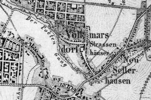 Volkmarsdorf 1860. Quelle: wikicomm