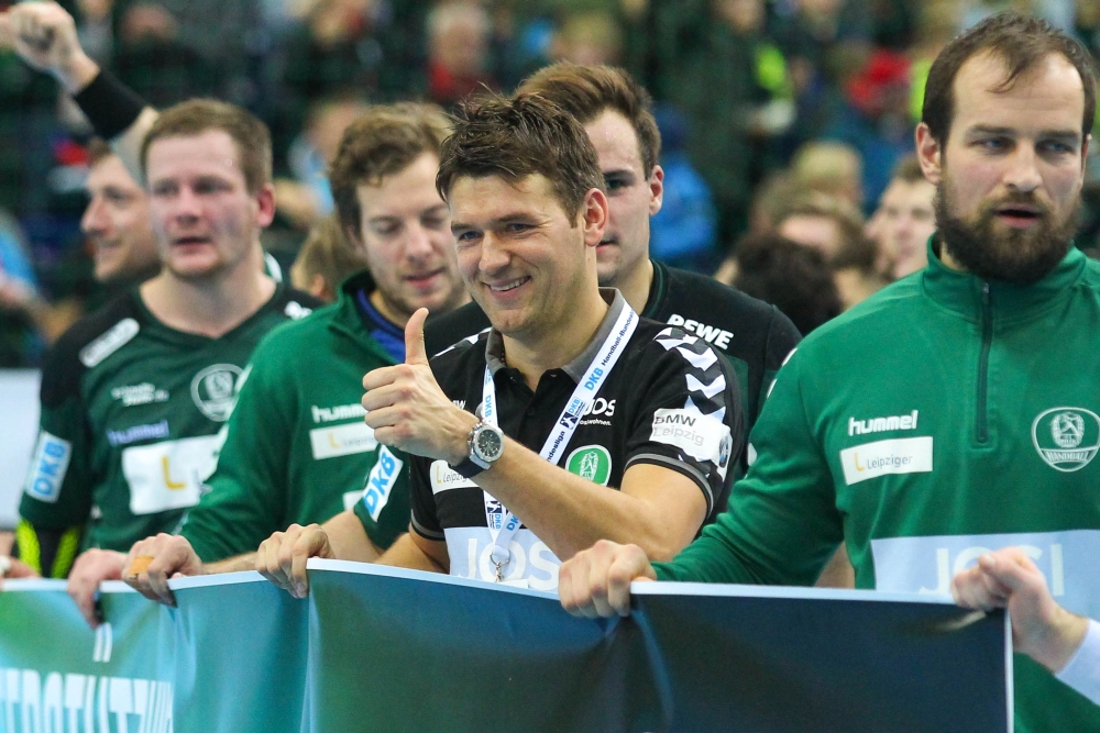 Trainer Christian Prokop fasst die bisherige Saisonleistung des SC DHfK Leipzig kurz und treffend zusammen. Foto: Jan Kaefer