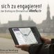 Werbung für Afeefa in Dresden. Foto: Dresden für Alle e.V.