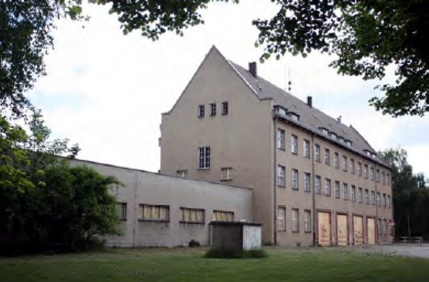 Die alte Feuerwache im Leipziger Osten. Noch steht sie ler und verlassen. Foto: IG Ostwache