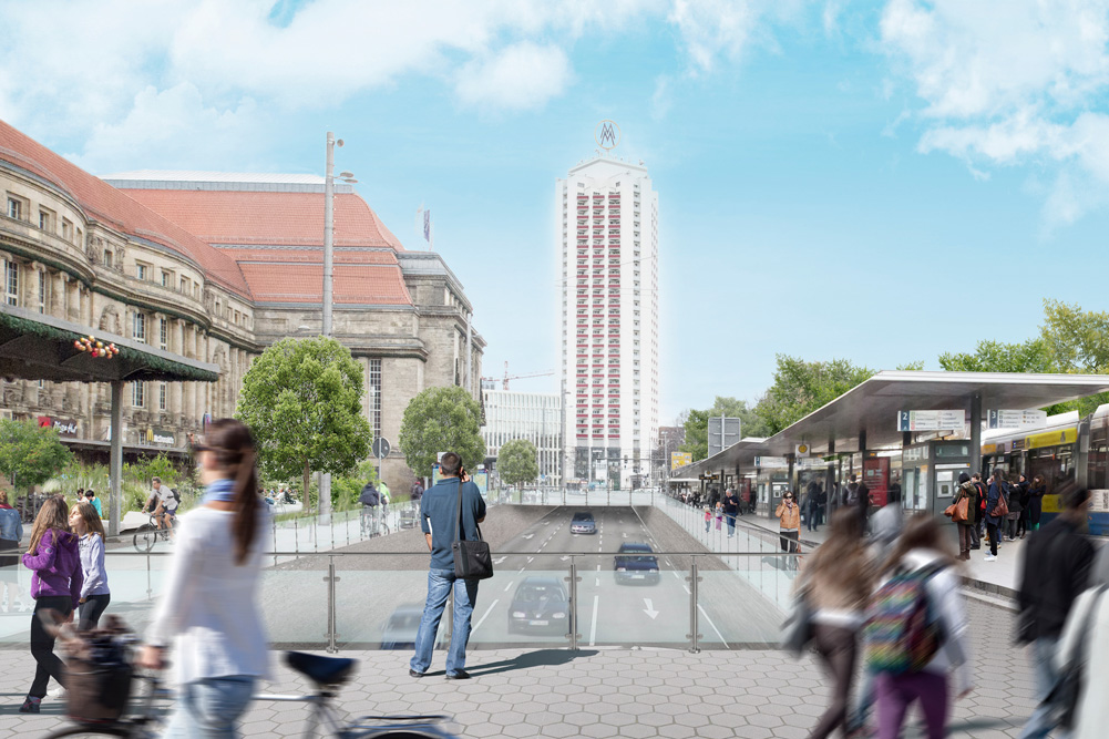 Die Visualisierung des CDU-Vorschlags zur Troglösung. Copyright: CDU Fraktion Leipzig