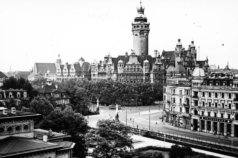 Der Stolz der Leipziger. 1891 liefen noch die Planungen, 1905 wurde das Neue Rathaus fertiggestellt. Foto: Stadtarchiv Leipzig
