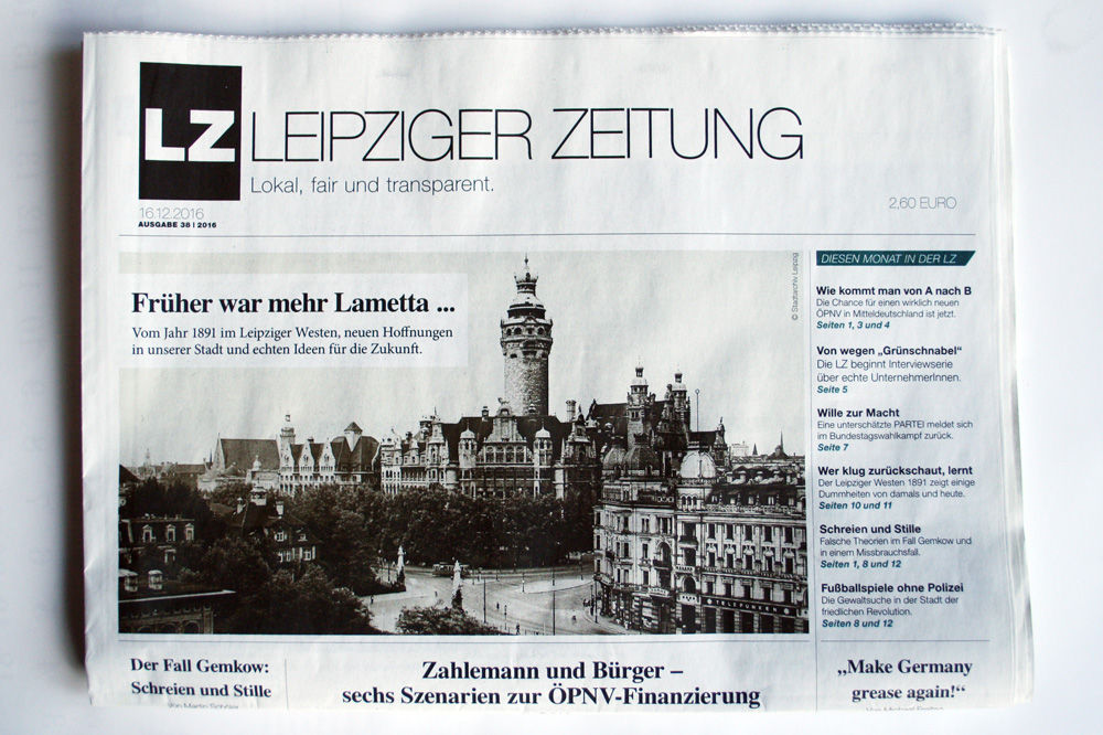 Leipziger Zeitung: Früher war mehr Lametta ... Foto: L-IZ