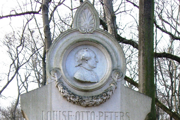 Louise-Otto-Peters-Denkmal im Rosental. Foto: Louise-Otto-Peters-Archiv/G. Kämmerer