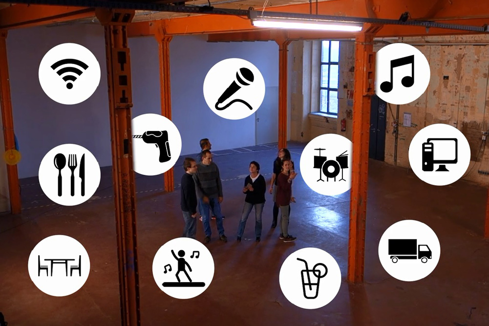 Visualisierung für den Ressourcenpool. Foto: Freiwilligenagentur Leipzig