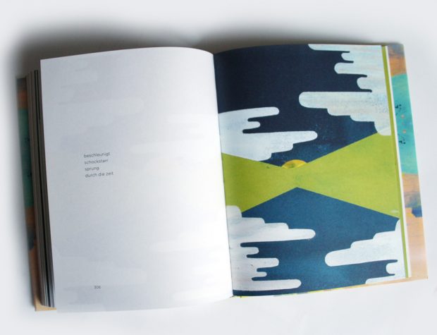 Nathalie Chaix: Liegender Akt in Blau. Foto: Ralf Julke