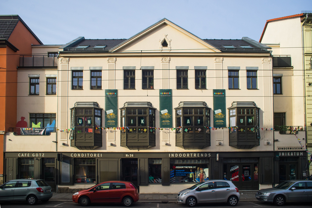 Außenansicht des UNIKATUM Kindermuseums. Foto: Roland Kersting