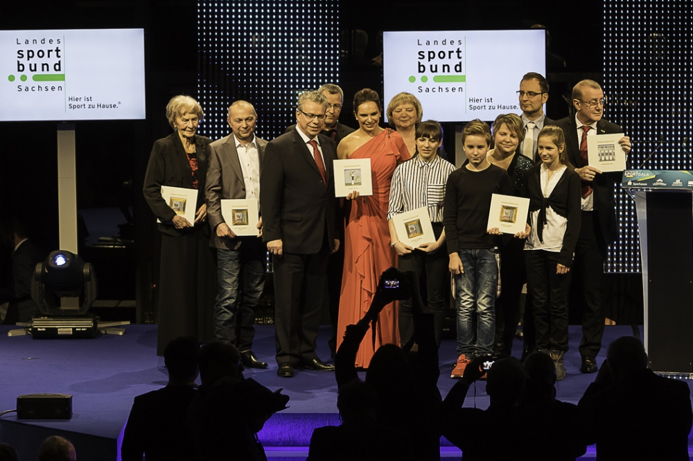Ehrung der Sportler des Jahres auf der Sportgala des Landessportbundes Sachsen. Foto: Jochen A. Meyer/ LSB