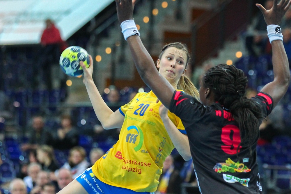 Nele Reimer bot eine starke Partie mit 9 Treffern. Foto: Jan Kaefer (Archiv)